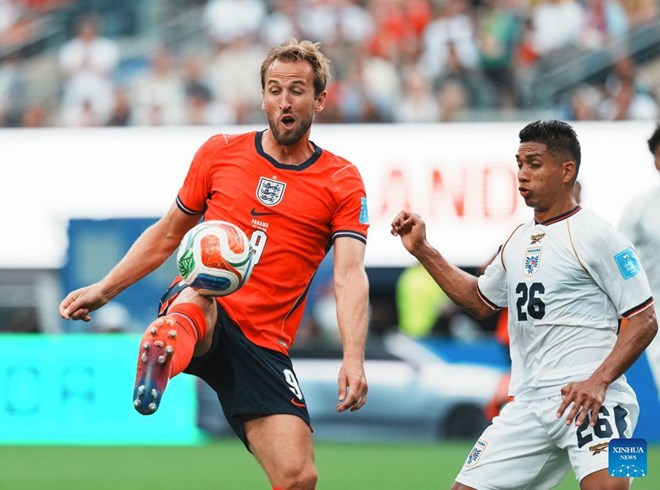 Harry Kane is playing with England at the 2026 World Cup. Photo: Xinhua