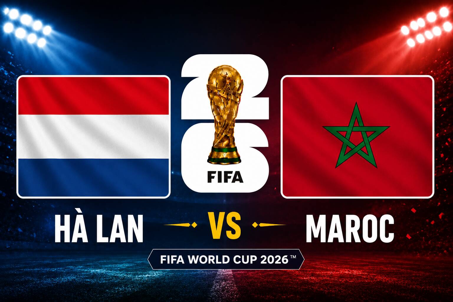 Netherlands vs Morocco score prediction at World Cup 2026. Graphics: Van An