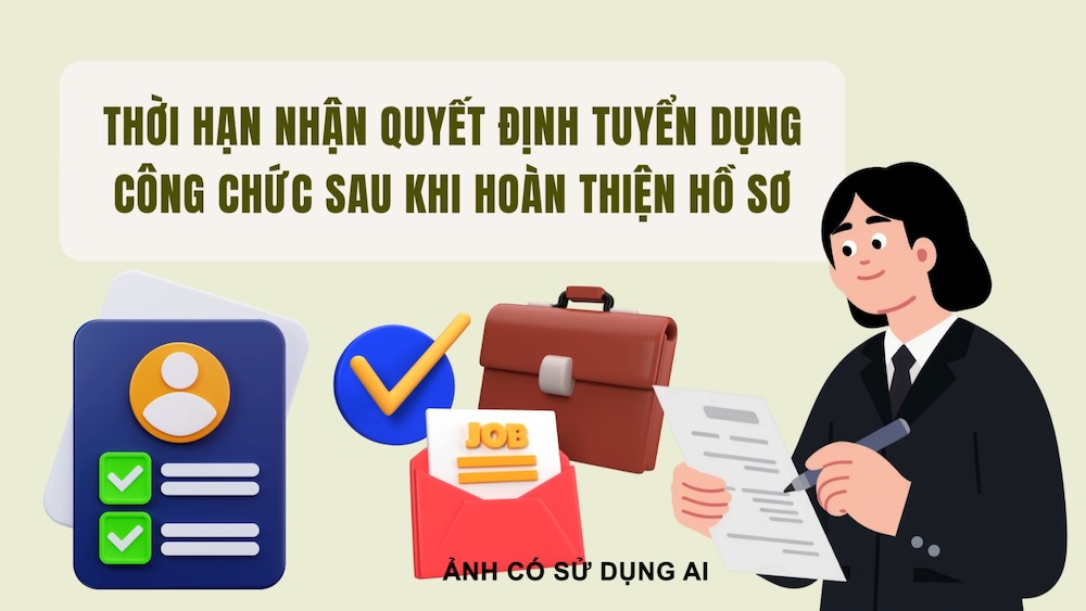 Deadline for receiving civil servant recruitment decisions after completing dossiers