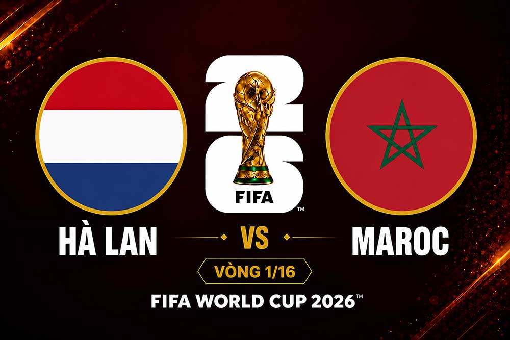 Netherlands vs. Morocco in the 1/16 round of the 2026 World Cup. Graphics: Thanh Vu