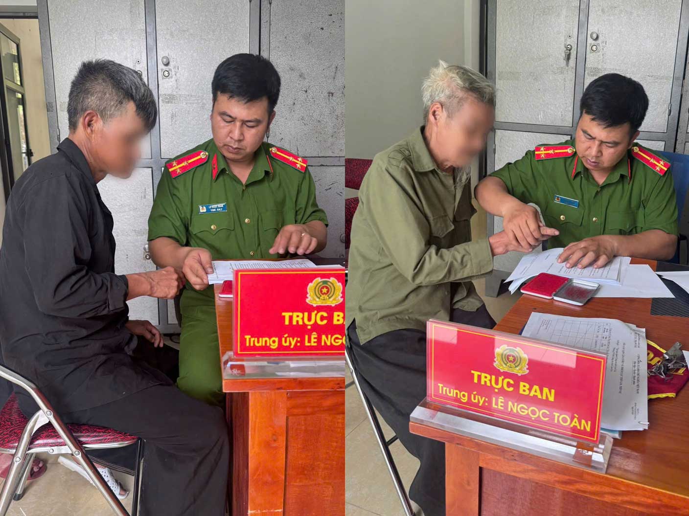 The coercion process was carried out in accordance with the order and procedures according to the provisions of law. Photo: Lao Cai Police