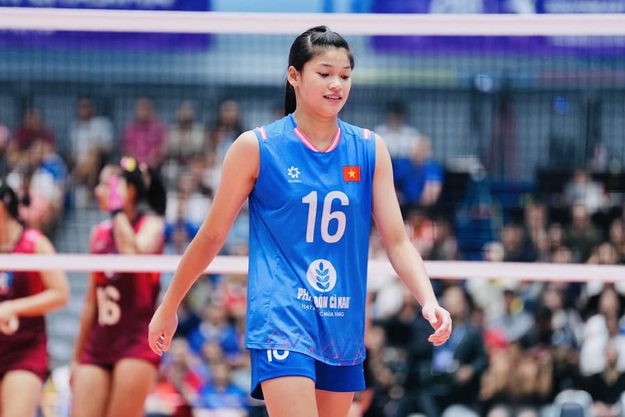 La jugadora de voleibol Nguyễn Thùy Linh ha estado en gran forma en el Campeonato Sub-18 del Sudeste Asiático 2026. Foto: Federación Tailandesa de Voleibol