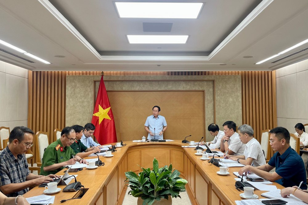 Các đại biểu tham dự cuộc làm việc. Ảnh: VGP