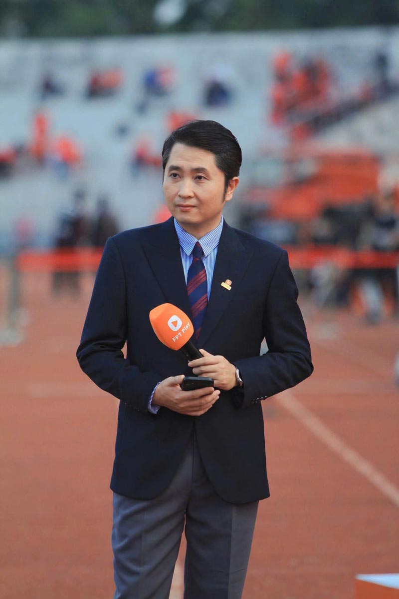Commentator Hoang Hai. Photo: NVCC