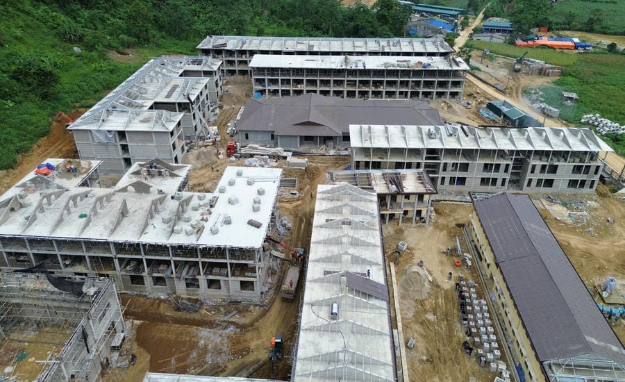 Minh Tan Inter-level Boarding Primary and Secondary School Project. Photo: Duc Thang