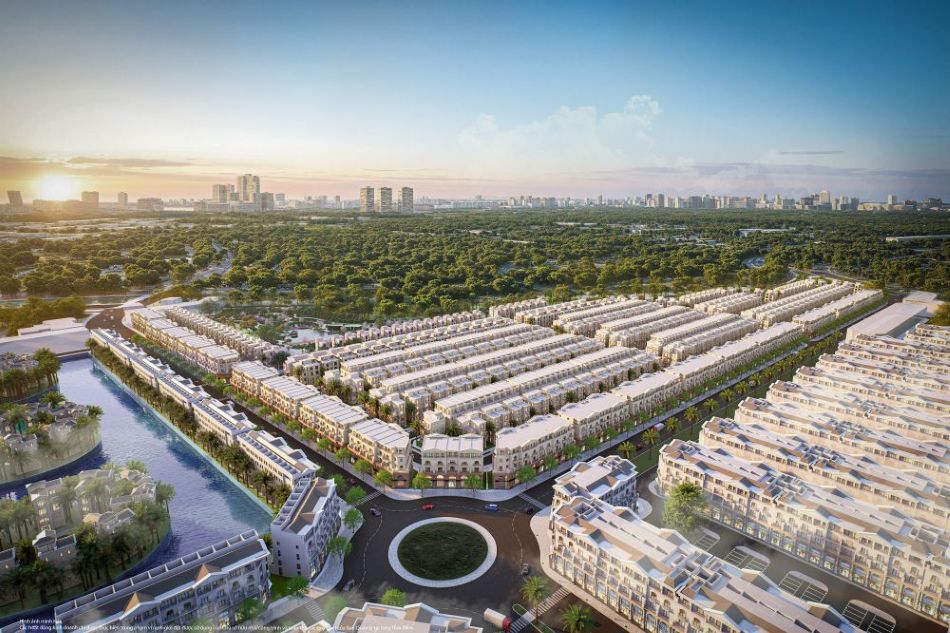 Vịnh Xanh mở ra không gian sống thấp tầng riêng tư ngay trong lòng Ocean City. 
