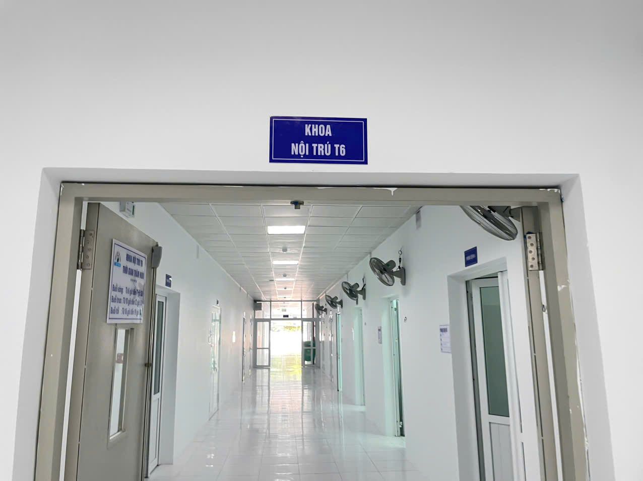 Khoa nội trú được tu sủa khang trang. Ảnh: Đình Trọng