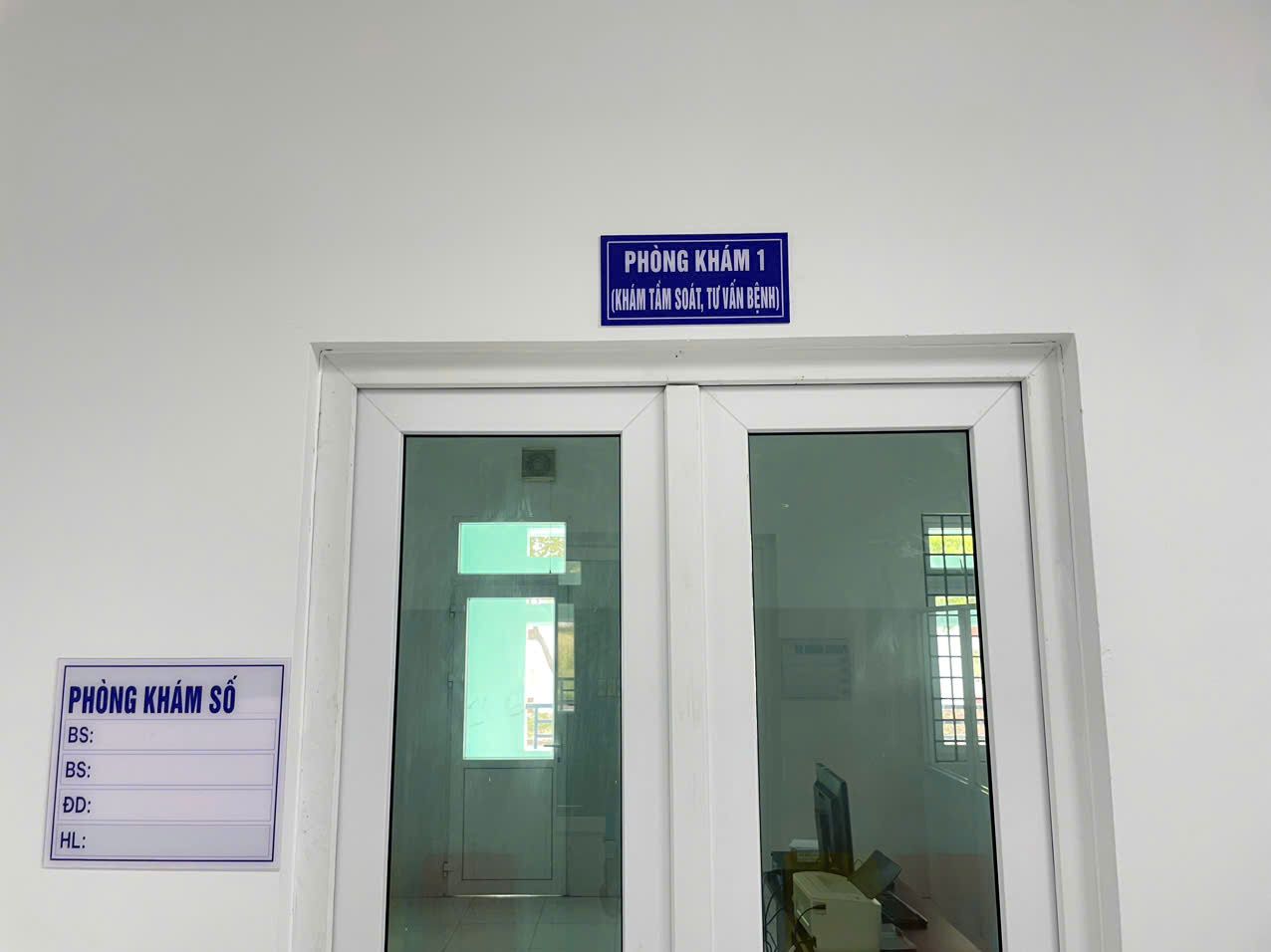 Các phòng khám đã sẵn sàng hoạt động. Ảnh: Đình Trọng
