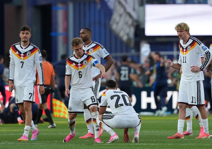 Đội tuyển Đức sớm dừng bước tại World Cup 2026 khi đối đầu Paraguay quá kiên cường. Ảnh: Xinhua
