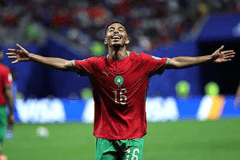 Live football Netherlands vs Morocco at World Cup 2026.