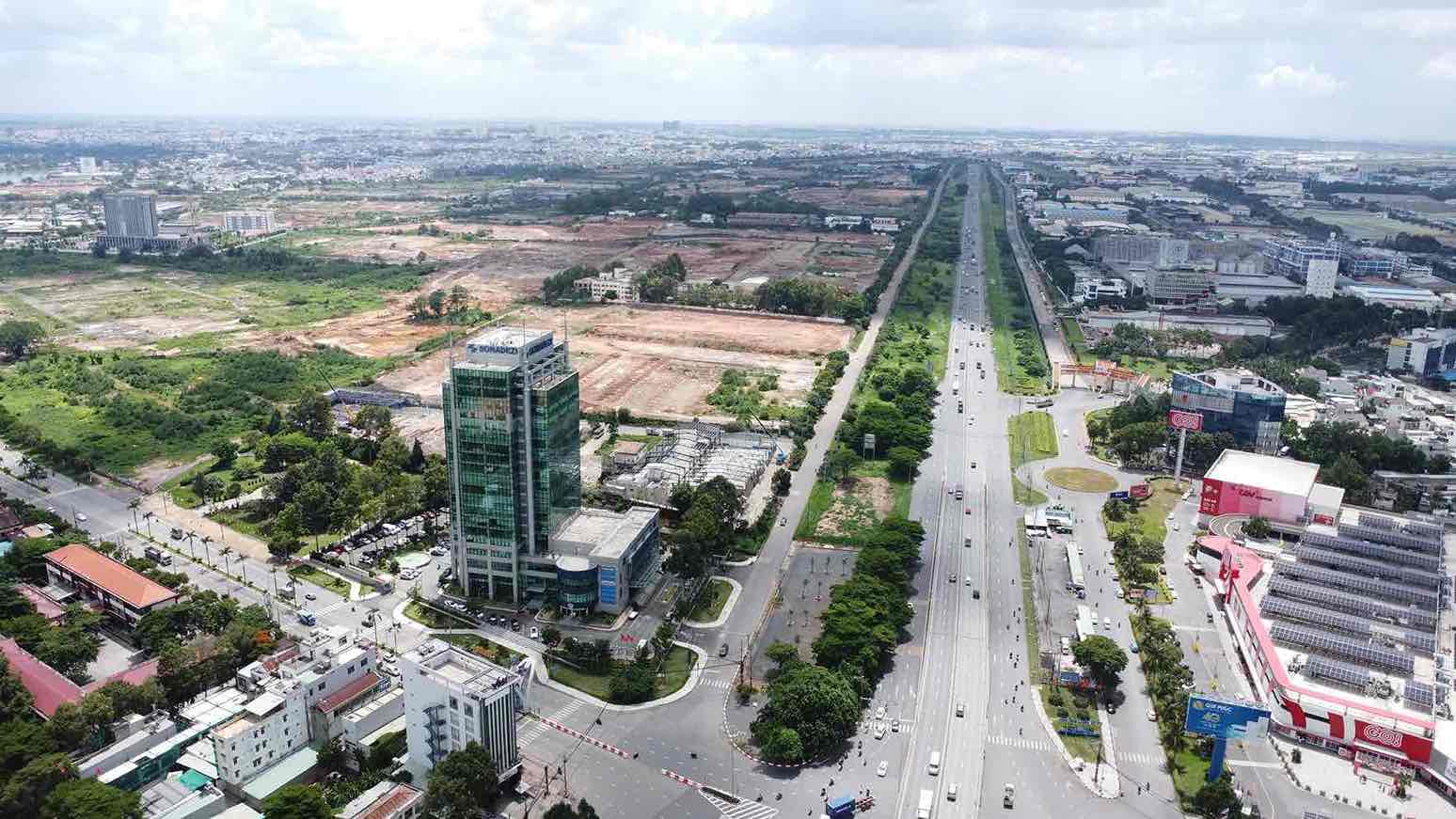 Overview of the more than 100ha political - administrative center in Dong Nai City about to start construction. Photo: HAC