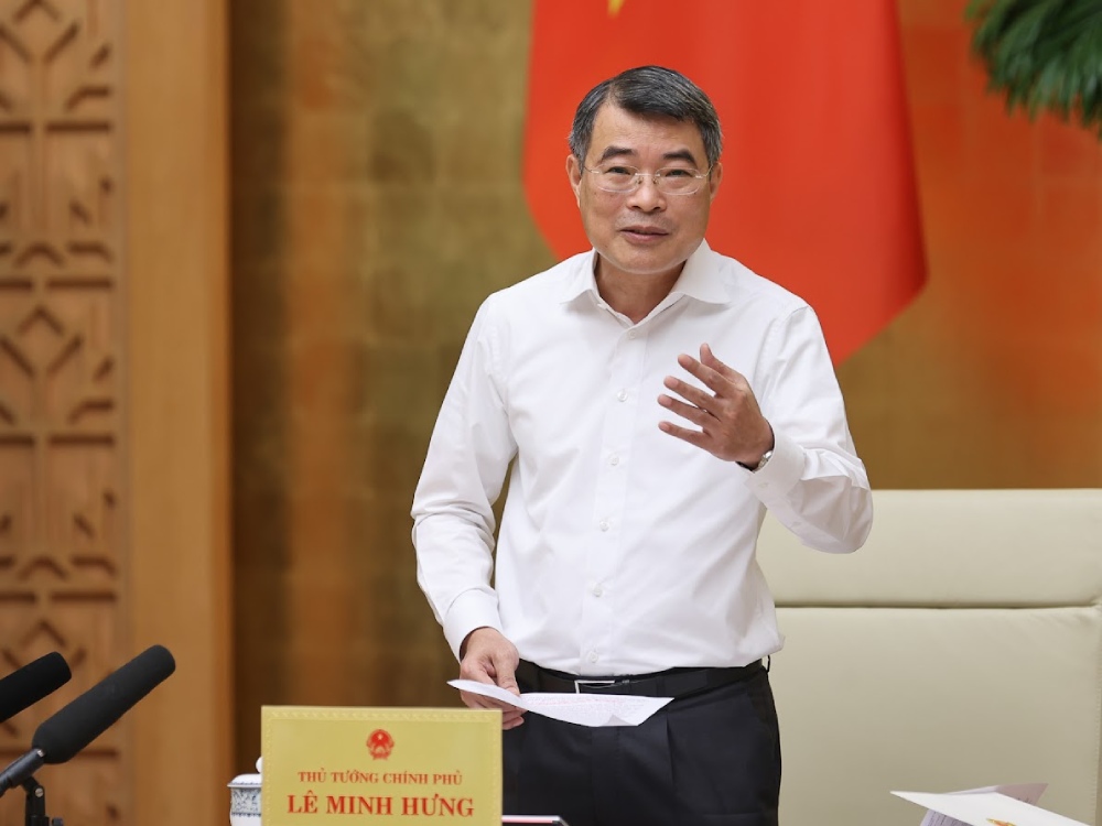   Ủy viên Bộ Chính trị, Thủ tướng Chính phủ Lê Minh Hưng yêu cầu tiếp tục tinh gọn bộ máy bên trong, rà soát, sắp xếp lại, tránh chồng chéo. Ảnh: VGP 