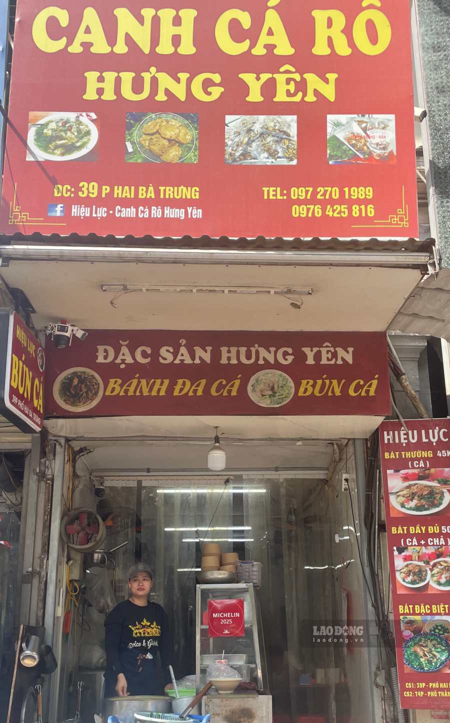 Hiệu Lực là quán canh cá rô duy nhất được lọt vào danh sách Michelin tuyển chọn 2025. 