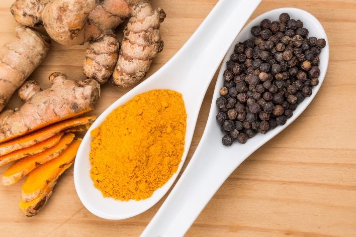 Health benefits when combined with turmeric and black pepper