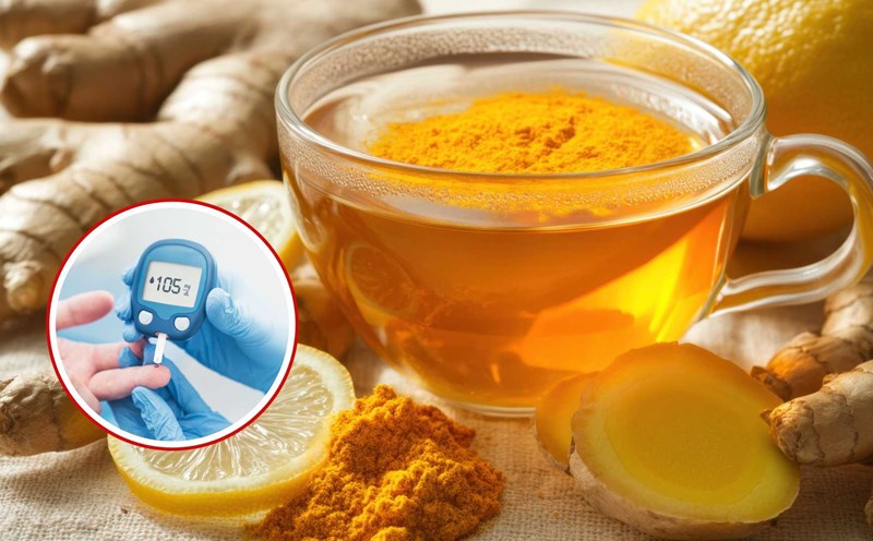 Turmeric tea is a natural choice to help support blood sugar control. Photo: Viet Hoang