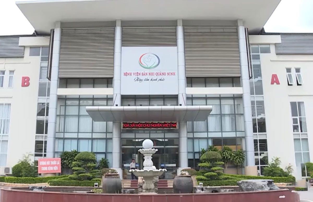 Overview of Quang Ninh Obstetrics and Pediatrics Hospital. Photo: Dieu Hoang