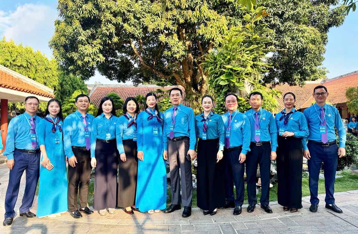 Quang Ninh has 12 delegates attending the 14th Vietnam Trade Union Congress. Photo: Hai Linh