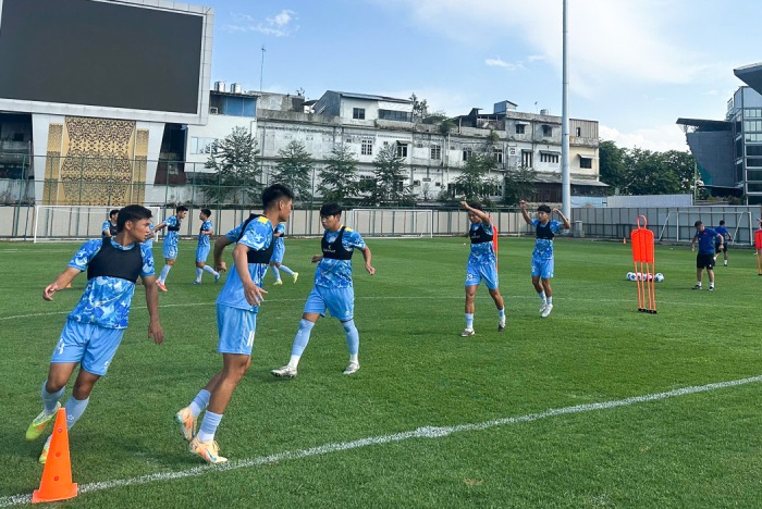 U19 Việt Nam đảm bảo quân số, sẵn sàng cho trận đấu gặp U19 Malaysia. Ảnh: VFF
