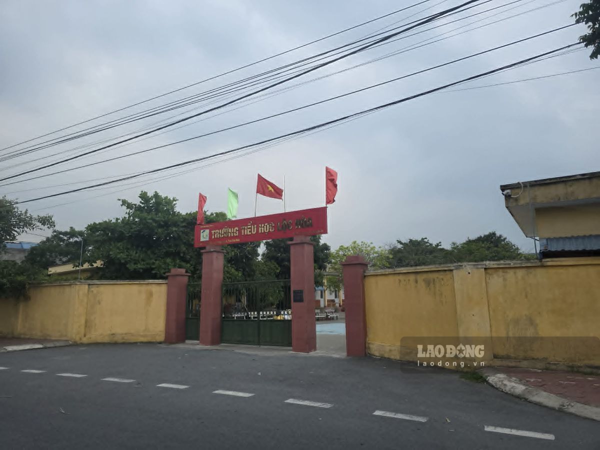 Loc Hoa Primary School, Dong A Ward, Ninh Binh Province. Photo: Ha Vi