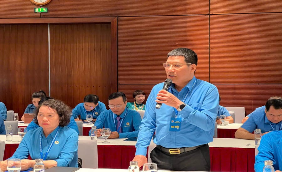 Mr. Pham Hong Hanh - Standing Vice Chairman of the Vietnam National Coal - Mineral Industries Trade Union. Photo: Minh Phuong