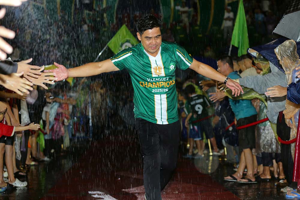 Coach Nguyen Viet Thang continues to be trusted by Truong Tuoi Dong Nai in the V.League 2026-2027 season. Photo: Thanh Vu