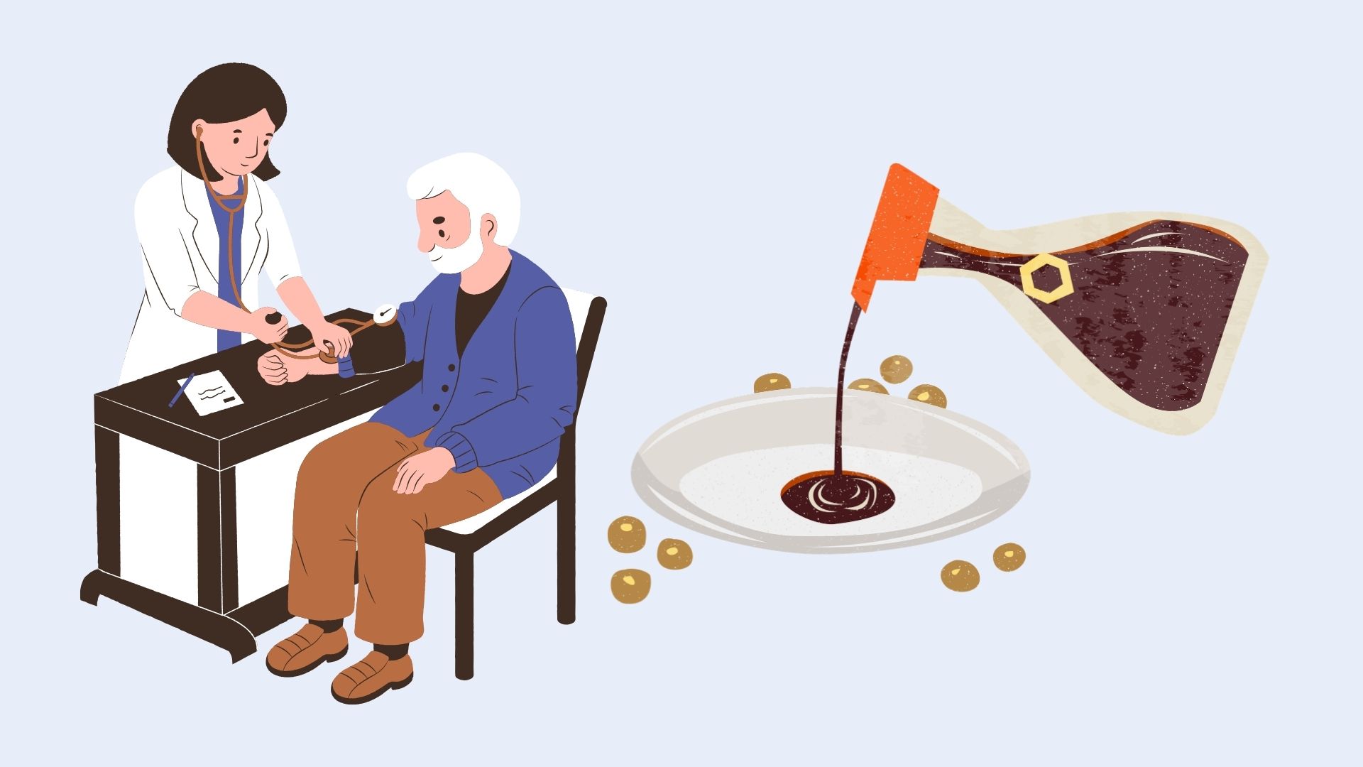 Secrets to eating fish sauce without worrying about blood pressure spikes. Graphics: Linh Dan