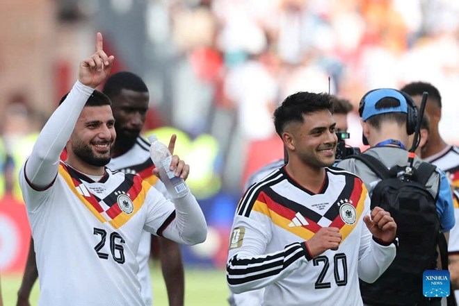 Tuyển Đức dừng bước ở vòng 1/16 World Cup 2026. Ảnh: Xinhua