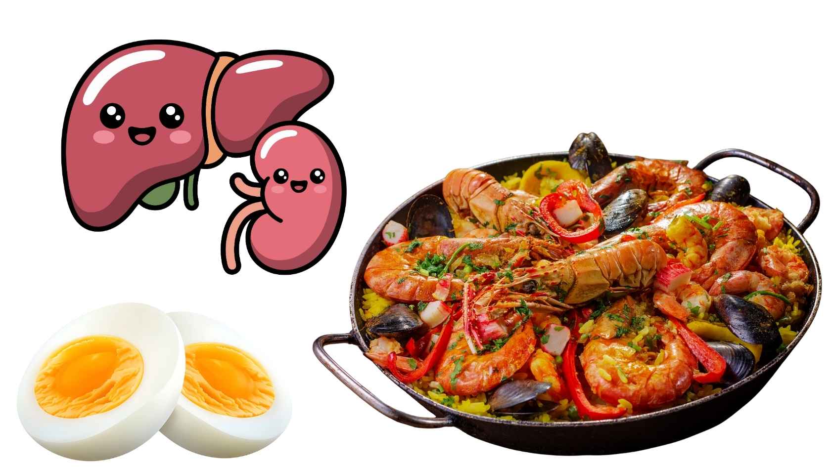 Some foods can cause liver and kidney congestion. Graphics: Ha May/Source Canva