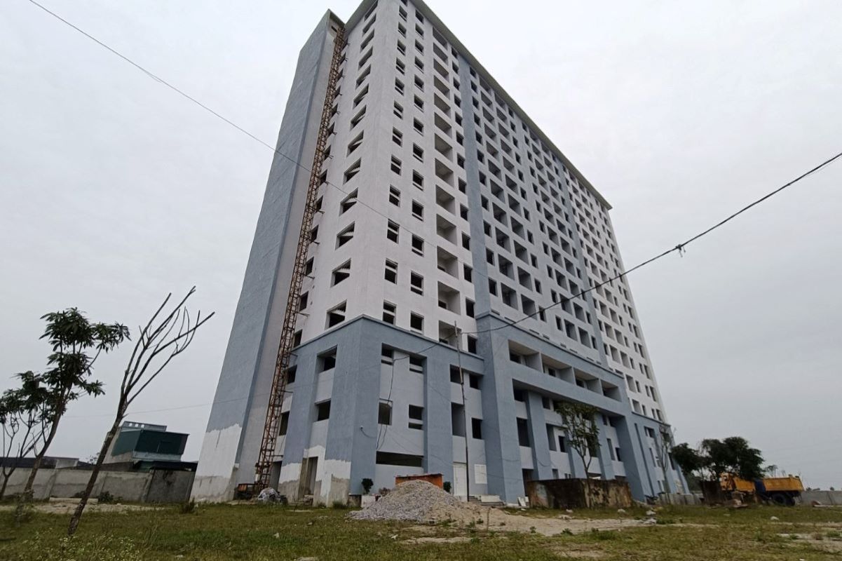 Social housing project in Quang Phu ward, Thanh Hoa province (Quang Thanh ward, old Thanh Hoa city). Photo: Quach Du