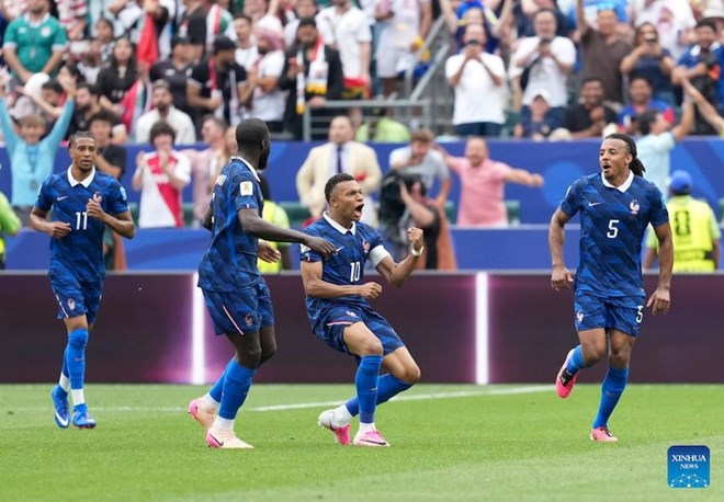 Le calendrier de la Coupe du Monde 2026 du 1er juillet comprend le match entre la France et la Suède. Photo: Xinhua