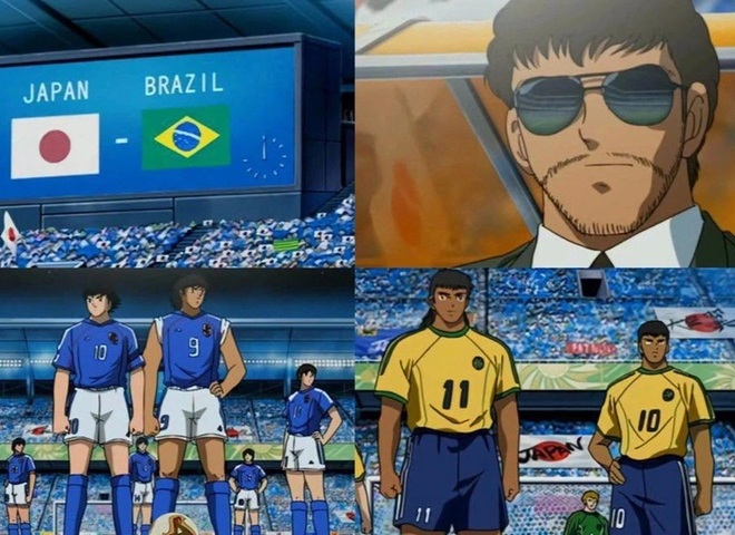 Scene from the cartoon Captain Tsubasa. Photo: Cut from the movie Captain Tsubasa