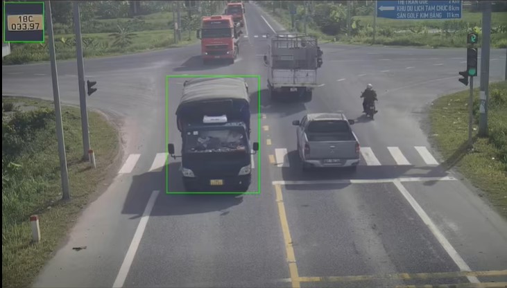 Car owner fined remotely in Ninh Binh. Photo: Ninh Binh Traffic Police