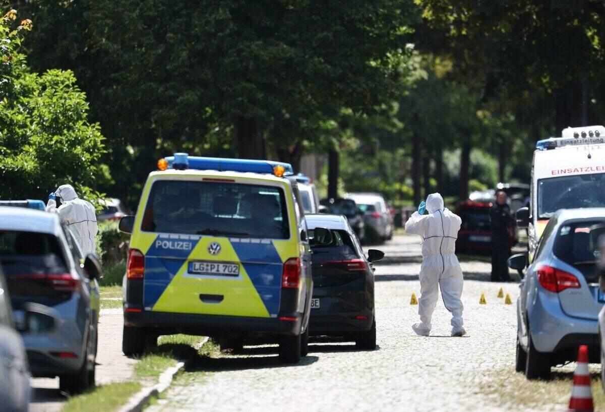 Scene of the shooting that killed 6 people in Germany. Photo: AFP