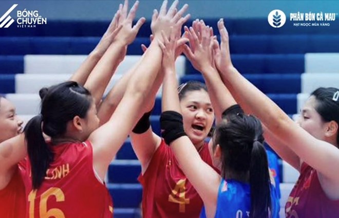 Vietnam U18 women's volleyball team prepares to participate in the 2026 AFC U18 Championship. Photo: VFV