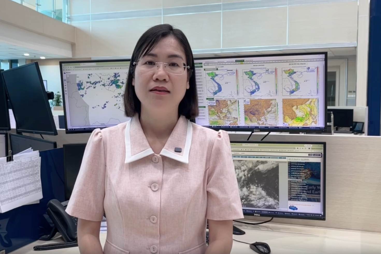 Bà Nguyễn Thị Huế cho biết, trọng tâm mưa là khu vực vùng núi và trung du Bắc Bộ, Quảng Ninh, Hải Phòng. 