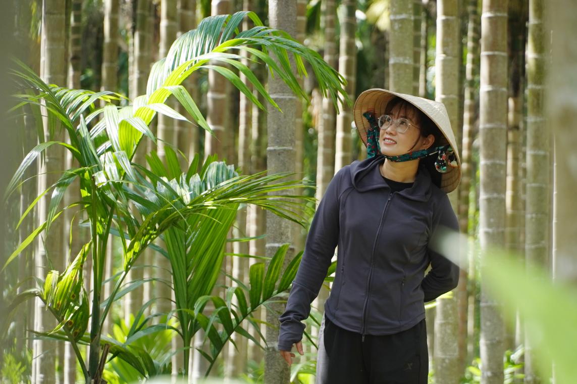 Bà Nguyễn Thùy Trang (vợ ông Hải) cho hay, đối với khách mua ít thì đặt hàng nhanh, riêng những khách mua số lượng lớn, thường đến vườn để tham quan rồi mới quyết định.