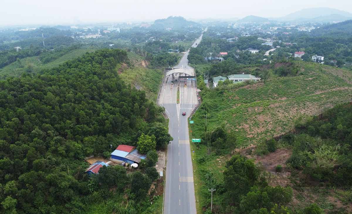 The Thai Nguyen - Cho Moi expressway section is currently in operation. Photo: Viet Bac