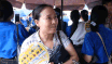 Children take the 10th grade entrance exam, parents accompany, no pressure