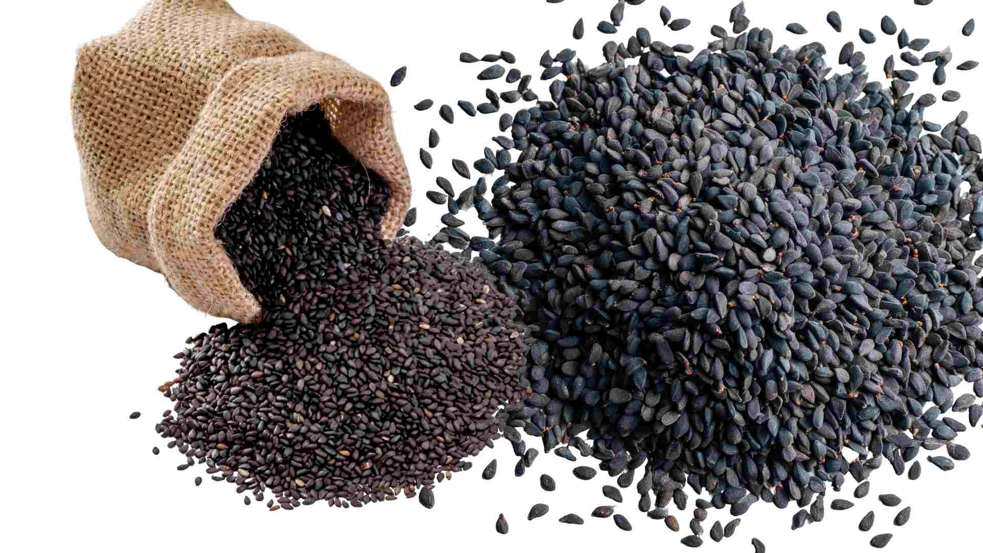 Black sesame is rich in unsaturated fatty acids, vitamin E, calcium, magnesium that help nourish the kidneys well. Graphic photo: Huong Son