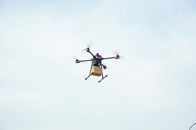 From the end of 2025, Ho Chi Minh City has had a UAV delivery trial program, so that it can be applied in practice soon. Photo: Loan Tran