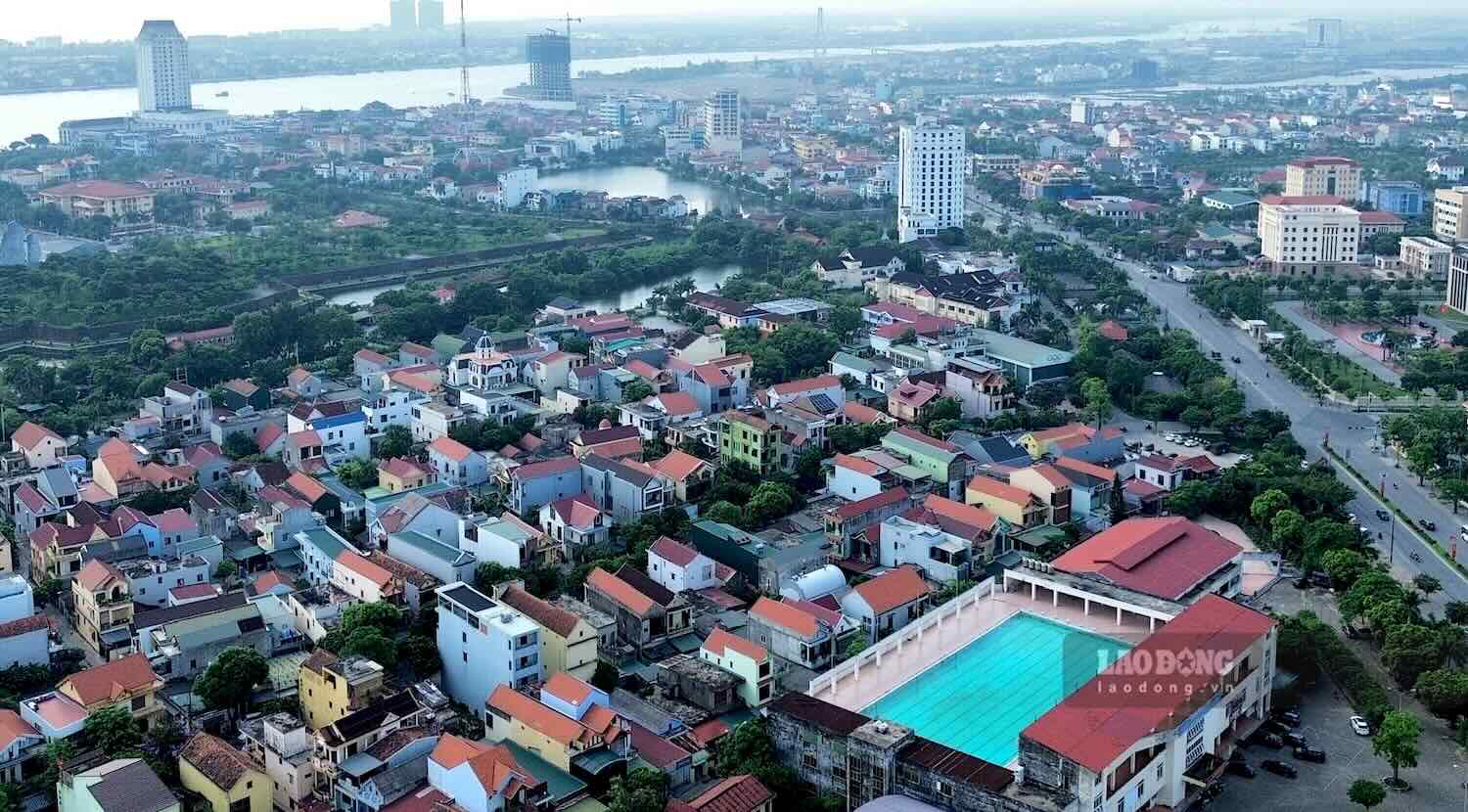 Dong Hoi Ward (Quang Tri province) seen from above. Photo: Cong Sang
