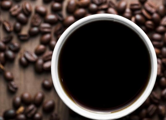 Pure black coffee does not directly increase blood sugar. Photo: Thuy Duong.