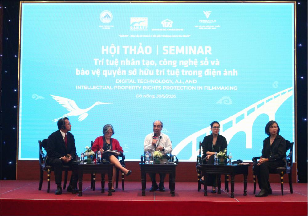 Hội thảo về AI, công nghệ số và bảo vệ tài sản trí tuệ trong điện ảnh diễn ra tại DANAFF IV. Ảnh: Thanh Huyền