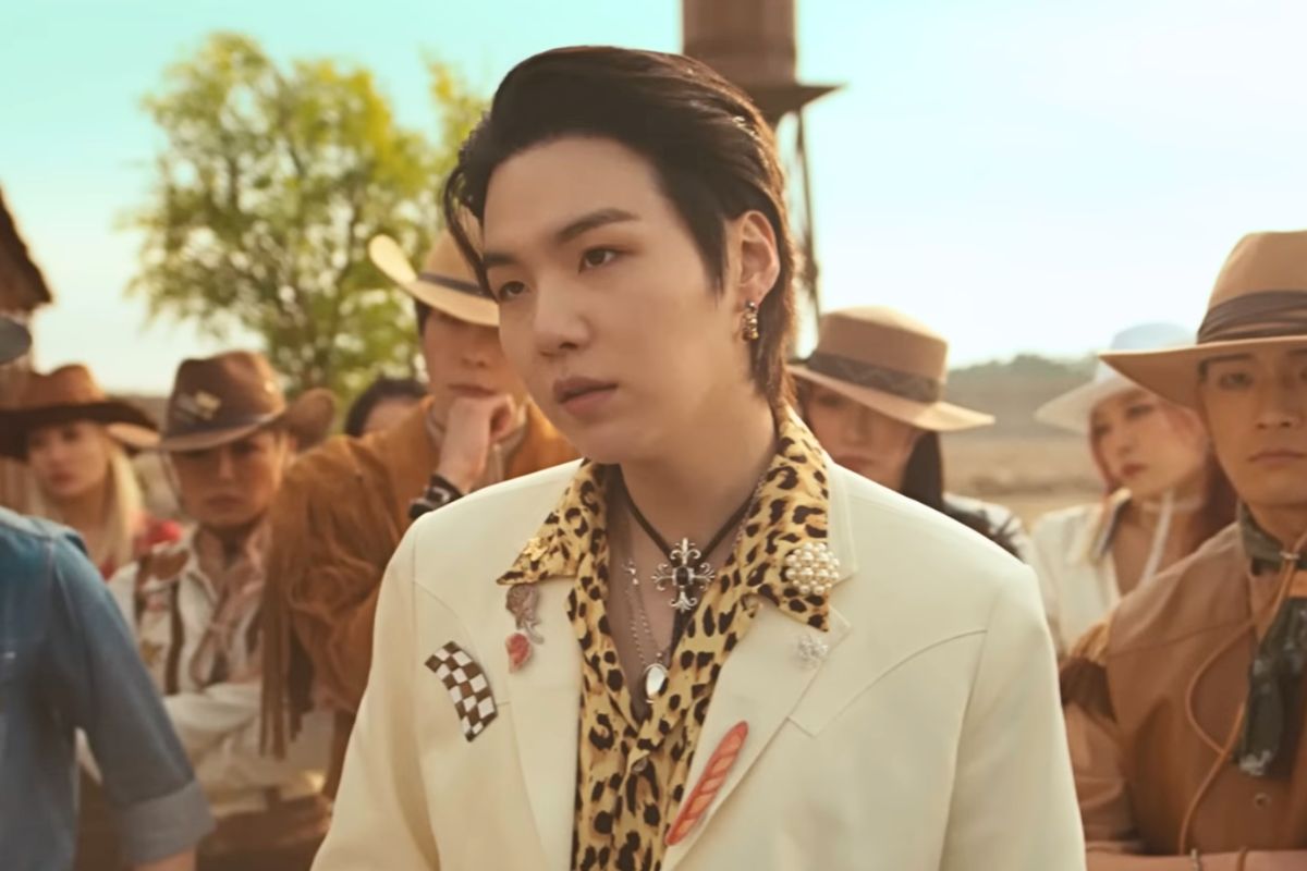 BTSの男性歌手Suga。写真:MV That That