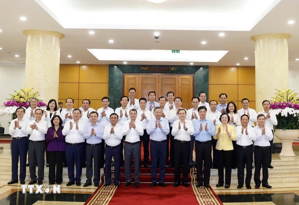 Tổng Bí thư, Chủ tịch nước Tô Lâm và các đại biểu. Ảnh: TTXVN