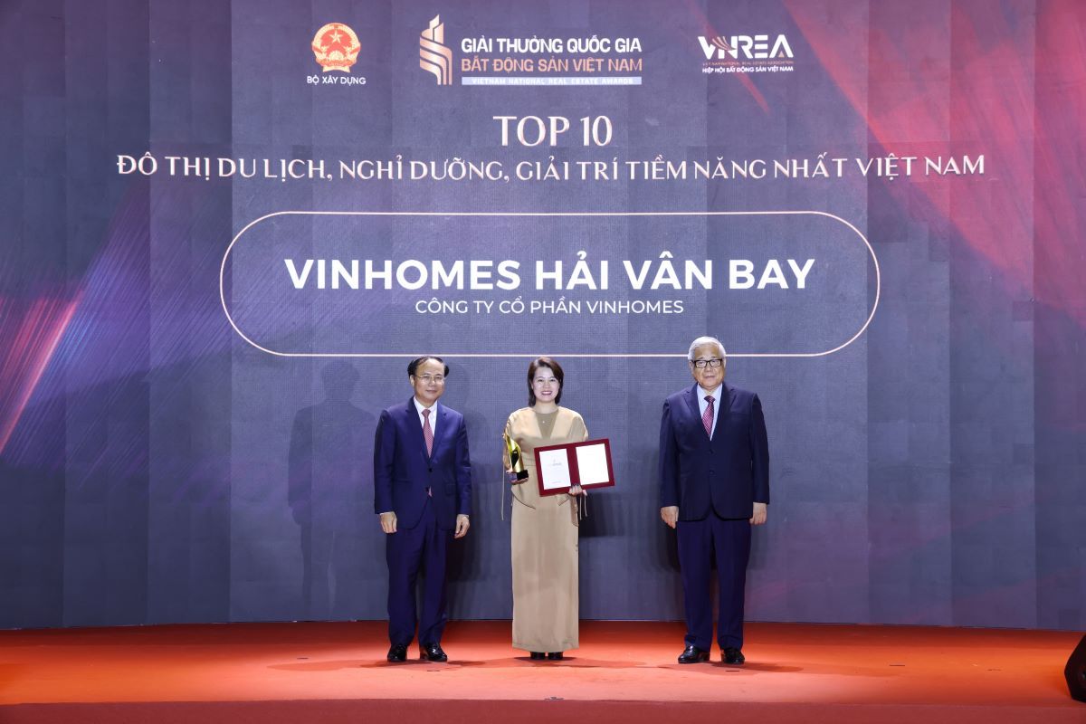 Vinhomes Hải Vân Bay được vinh danh tại Giải thưởng Quốc gia Bất động sản Việt Nam lần thứ II