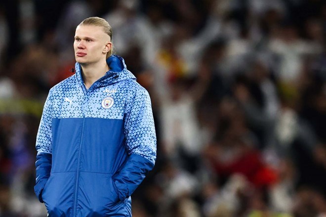 Erling Haaland ha tenido muchos rumores relacionados con el Real Madrid. Foto: AFP