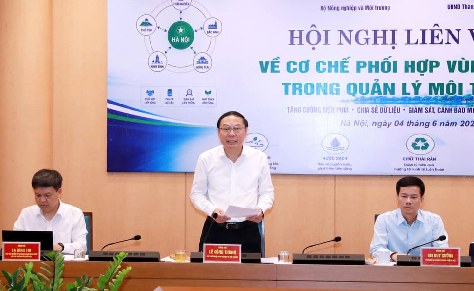 Thứ trưởng Bộ Nông nghiệp và Môi trường Lê Công Thành phát biểu tại Hội nghị. Ảnh: Lê Trang