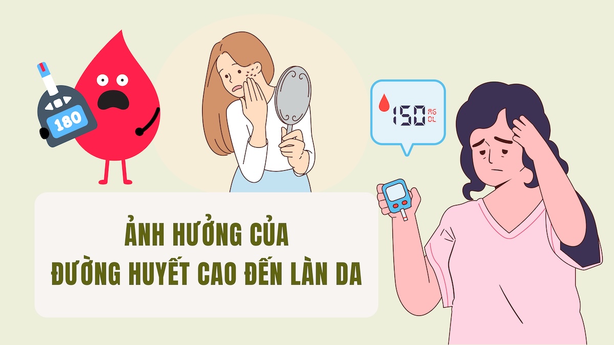 Effects of high blood sugar on skin