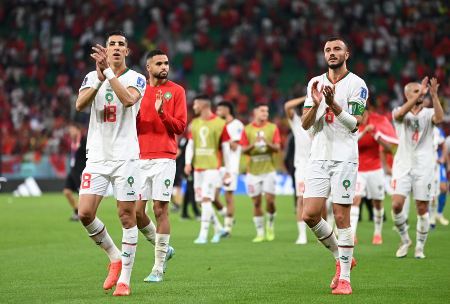 La huella de la selección marroquí en la Copa Mundial de 2022 será una inspiración para los representantes africanos al entrar en la Copa Mundial de 2026. Foto: Xinhua